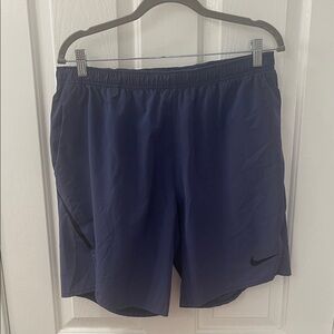 Nike Men's Dark Blue Athletic Shorts